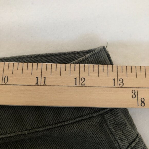 Forever 21 Army Green Wide Leg Jeans Size 25 - Picture 7 of 10